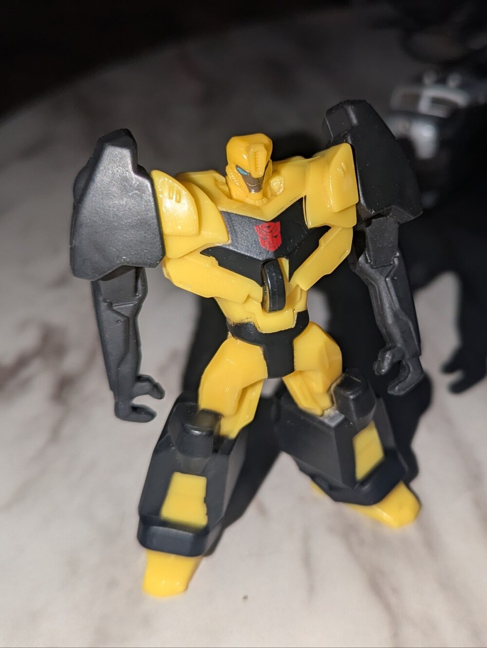 Transformers Bumblebee Yellow Autobot Action Figure Small Toy Hasbro Style